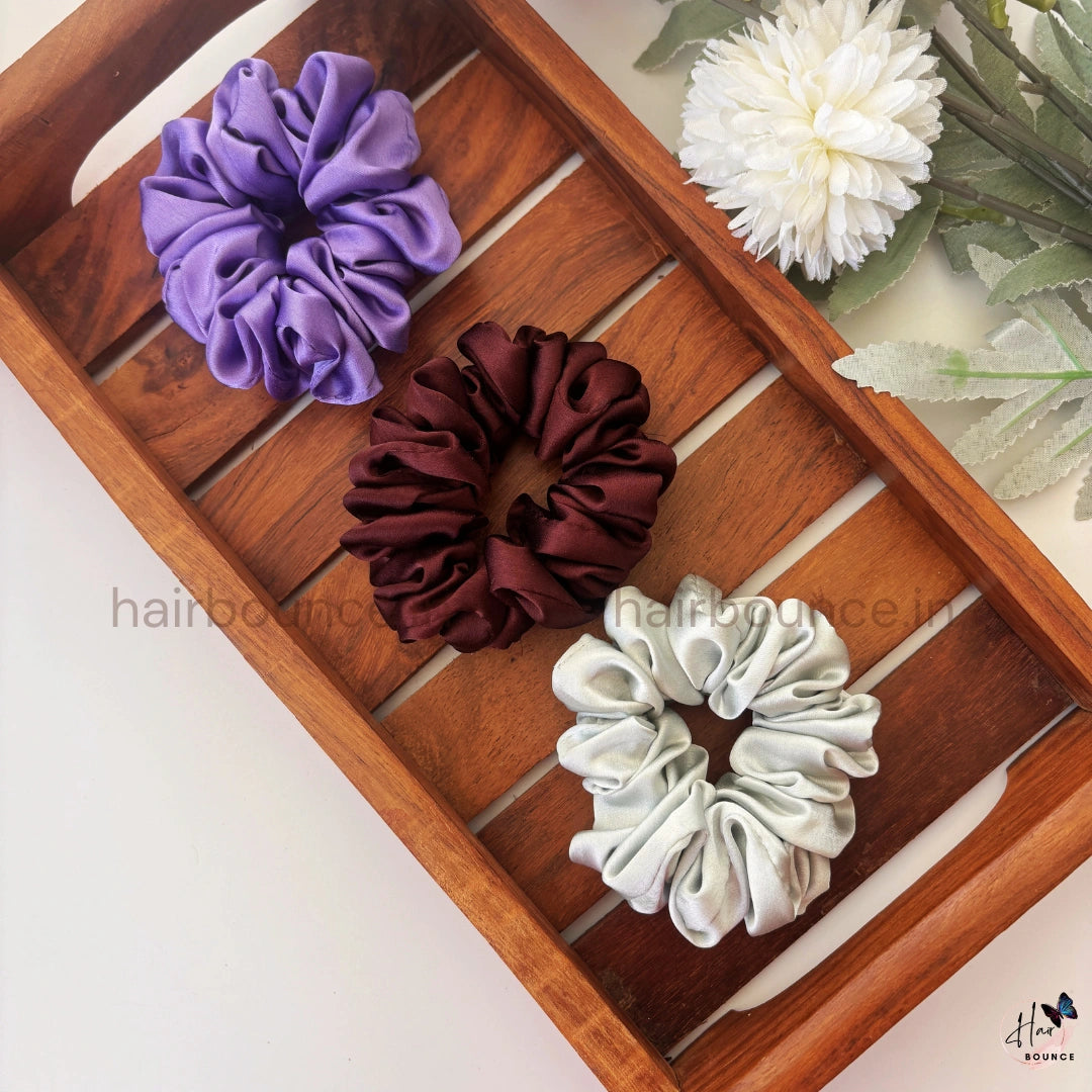 Small Stain Scrunchie - (Set of 3)