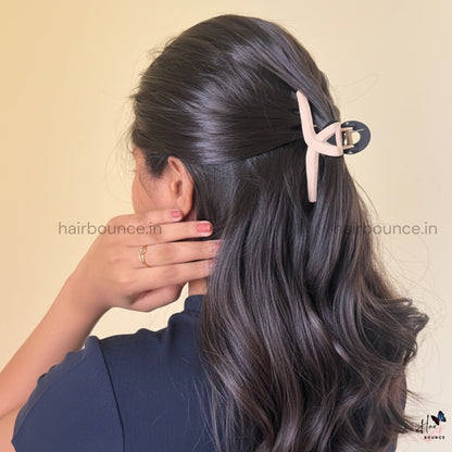 Dual Colour Loop Hair Claw - Medium