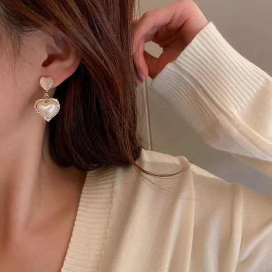 Bold Heart Shape Earrings