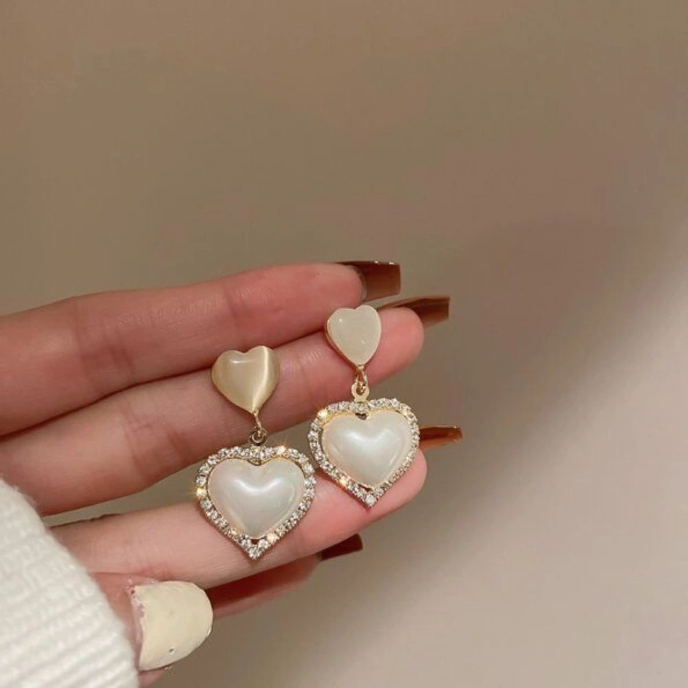 Bold Heart Shape Earrings