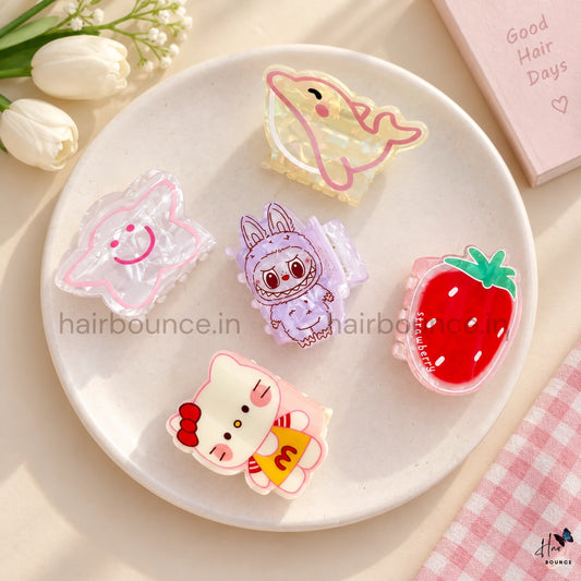 Dreamy Delights Mini Hair Claw Set – Pack of 5