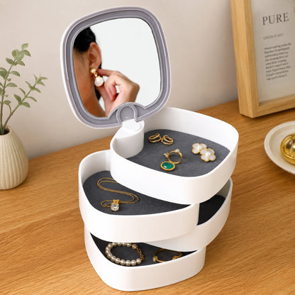 Blush Glow Multi-Layer Jewellery Organizer Box