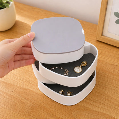 Blush Glow Multi-Layer Jewellery Organizer Box