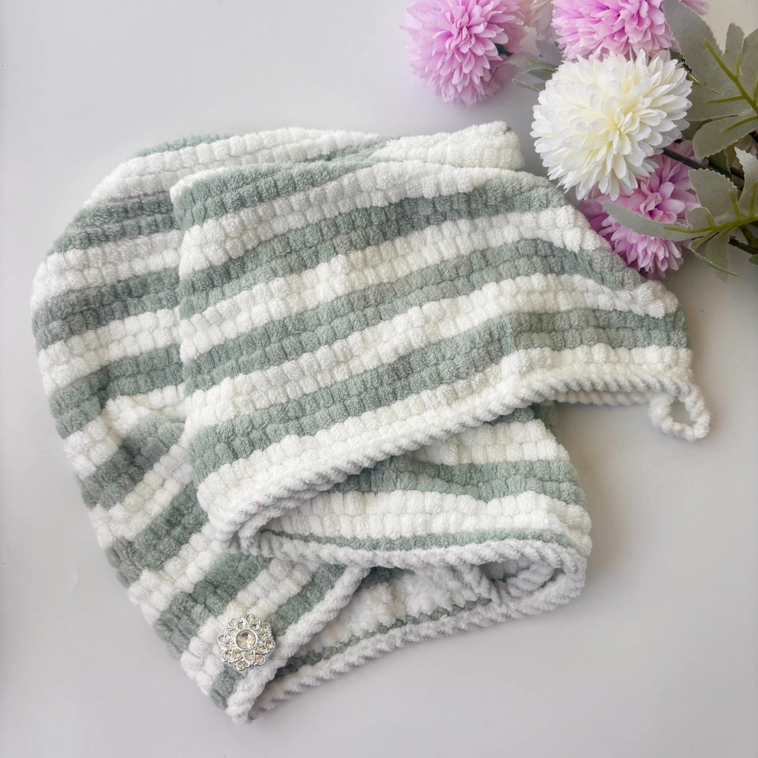 Soft Microfiber Hair Drying Towel