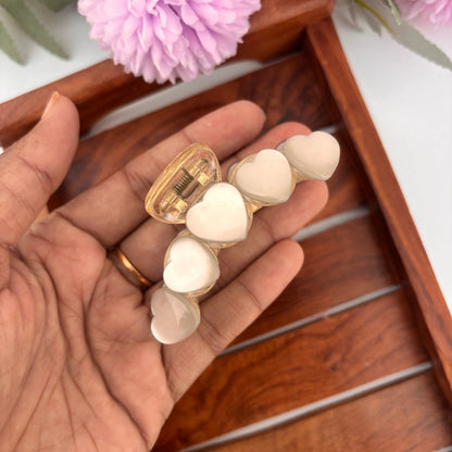 Heart Loop Hair Claw - Medium