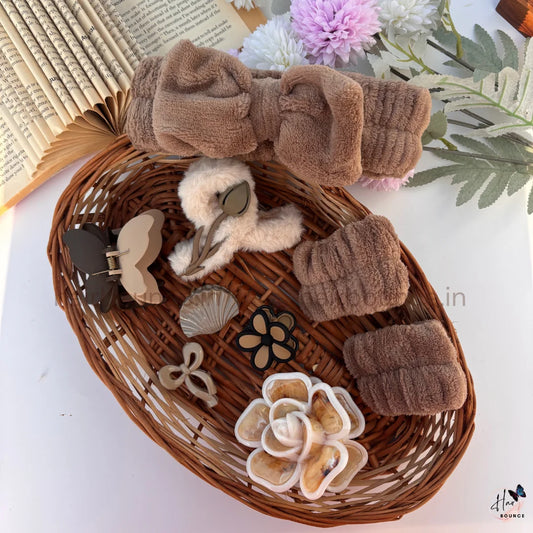 Cappuccino Comfort Hair Accessory Hamper
