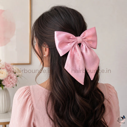 Luxe Satin Statement Bow Hair Clip
