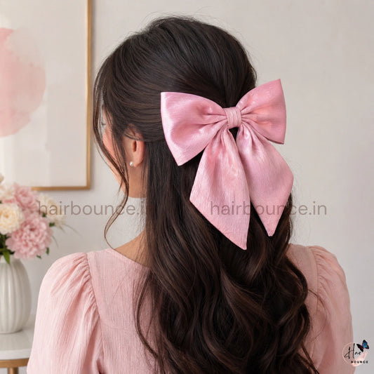 Luxe Satin Statement Bow Hair Clip