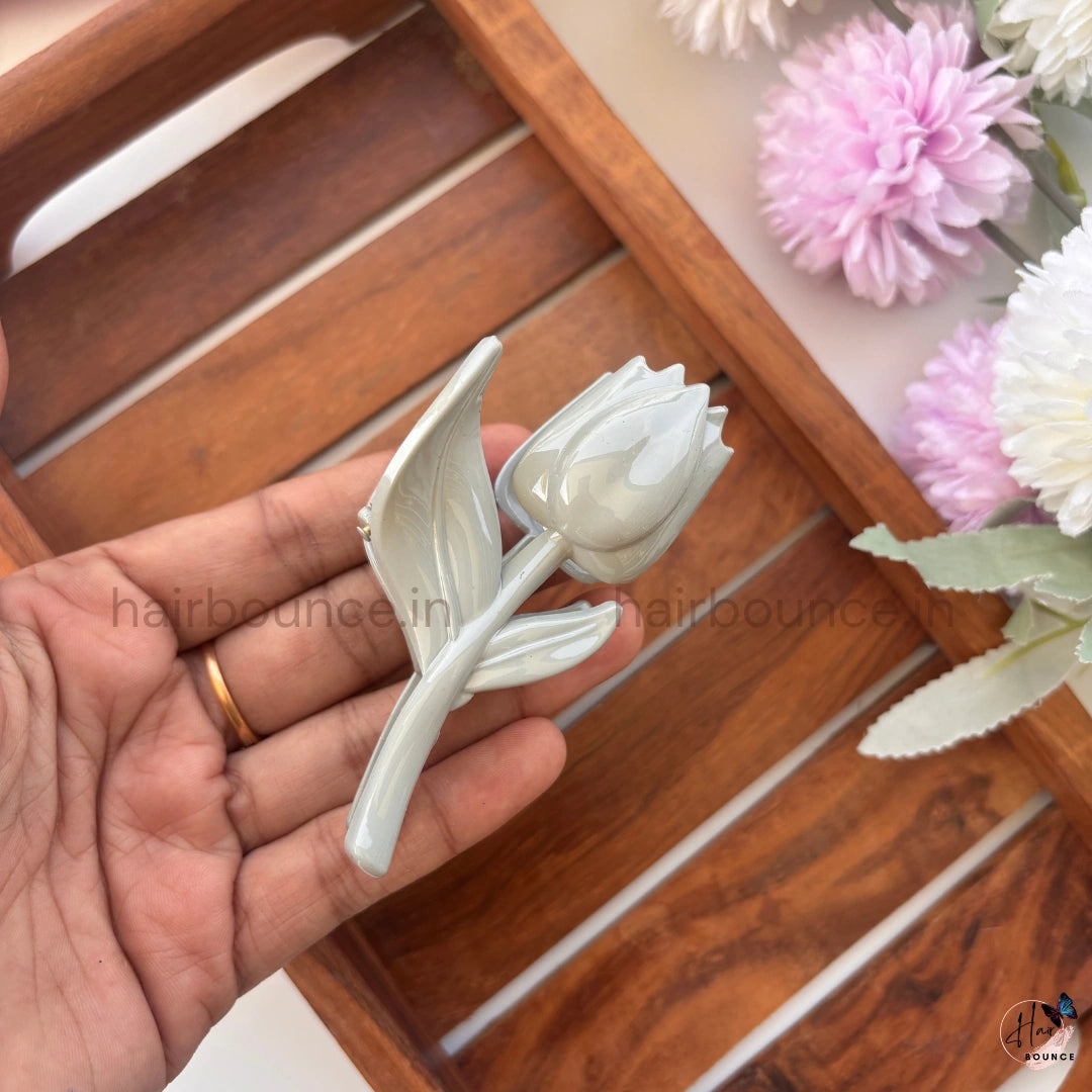 Blooming Tulip Hair Claw – Large