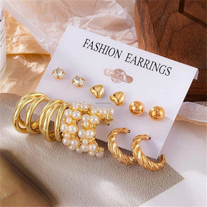 Korean Earrings Set