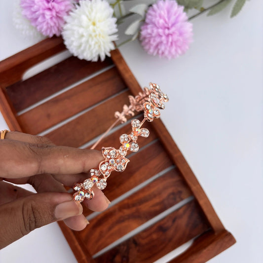 Gleaming Trillium Crystal Headband