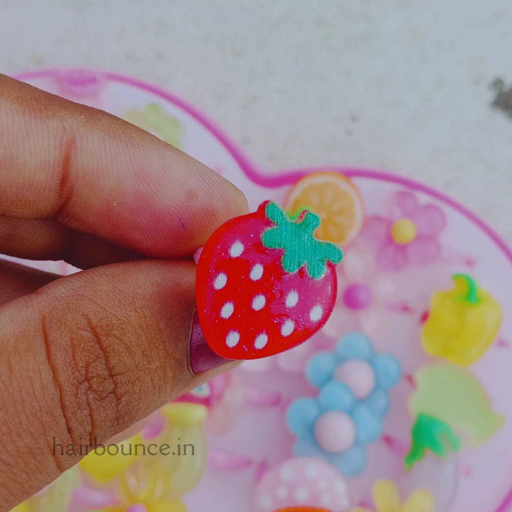 Floral Quirky Rings for Kids