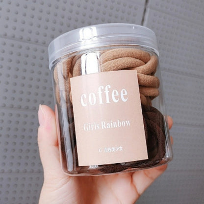 50 Pieces Colourful Rubber Band with Bottle