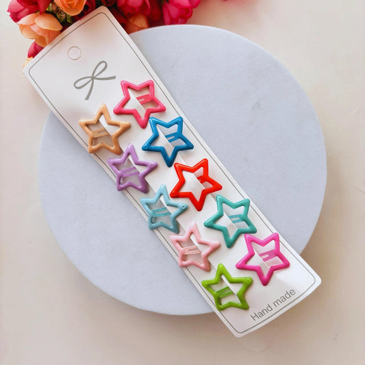 Colourful Star Tic tac - Pack of 10