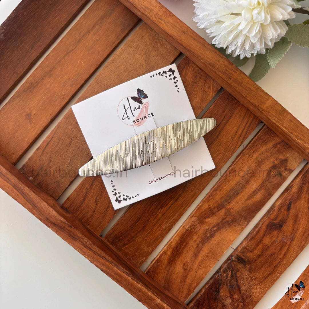 Veloura Luxe Barrette – Signature Metallic Collection